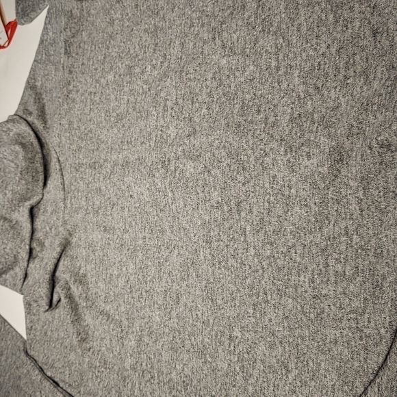 Ruby Rd. Petite Heather Gray Cowl Neck Sweater Size PM - Picture 5 of 13